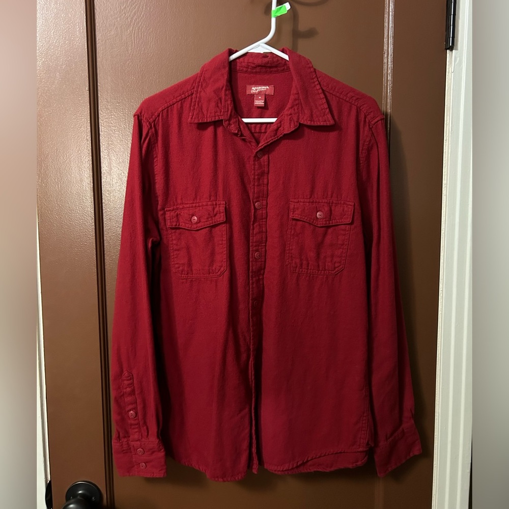 Arizona Jeans Co. Red Button Down Shirt